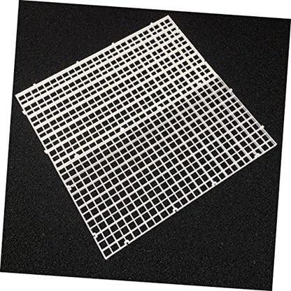 FOMIYES White Aquarium Panel 6 Pcs Lattice Plate for Fish Tank Divider Tray Fish Survival Easy to Use