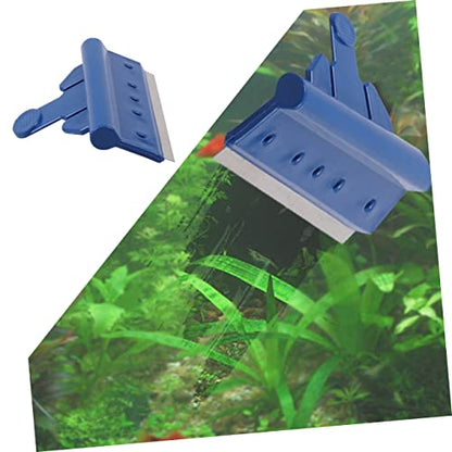 BESPORTBLE Fish Tank Kit with Scraper Gravel Rake Plant Fork Sponge Spoon Net Durable Aquarium Tools for Easy Tank Maintenance Green