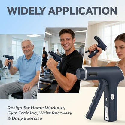 Digital Hand Dynamometer, 2-in-1 Adjustable Grip Strength Tester | LCD Backlit Display, Non-Slip Handle,Reinforced Adjust Knob for Hand Therapy,Athletes Forearm Training;Batteries Not Included