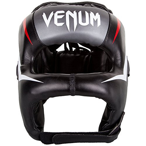 Venum Elite Iron Headgear - color: Black/Red