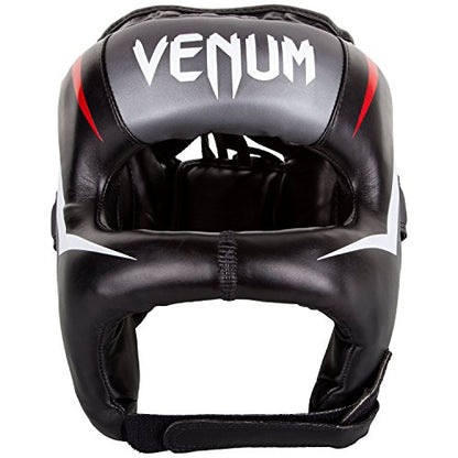 Venum Elite Iron Headgear - color: Black/Red