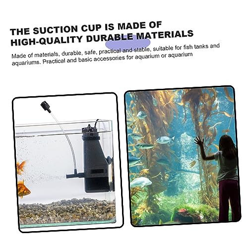 20pcs Oxygen Hose Cup Clips for Fish Tank Aquarium Holders for Easy Installation and Space Saving Inner Highly Transparent Design