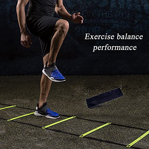 Agility Ladder Flexibility Speed Ladder, Sports Training Set,Fitness Jumping Ladder Footwork Sport Equipment,for Kids/Adults Outdoor Training(Size:5m) - size: 5m