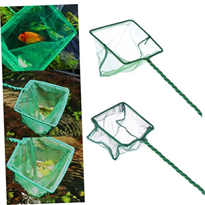 Toddmomy Fish Net Liquid Fishing Net Traps Goldfish Decor Article Automatic Water Pour Bait Fishnets Lid Skimmer - size: 46.4X19.5CM