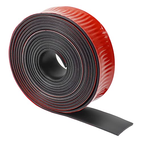 Adhesive Rubber Strips Neoprene Rubber Sheet, Solid Sheets Rolls for Pads, Crafts, DIY Gaskets, Seals (1" Wide, 1/16" Thick, 20' Long) - size: 1" Wide, 1/16" Thick, 20' Long