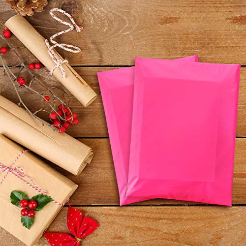 UCGOU Poly Mailers 14.5x19 Inch Hot Pink 200 Pack Large Shipping Bags #7 Strong Thick Mailing Envelopes Self Sealing Adhesive Waterproof and Tear Proof Shipping Bags for Clothes - color: Hot Pink, size: 14.5x19" 200PC