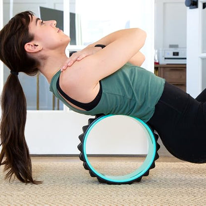 Chirp Wheel XR 10" Acupressure Back Roller for Muscle Relief, Mint | Acupressure Back Roller, Spinal Traction Wheel, Foam Roller for Trigger Points, Deep Tissue Back Massager, 10 Inch - size: 10 Inch Mint