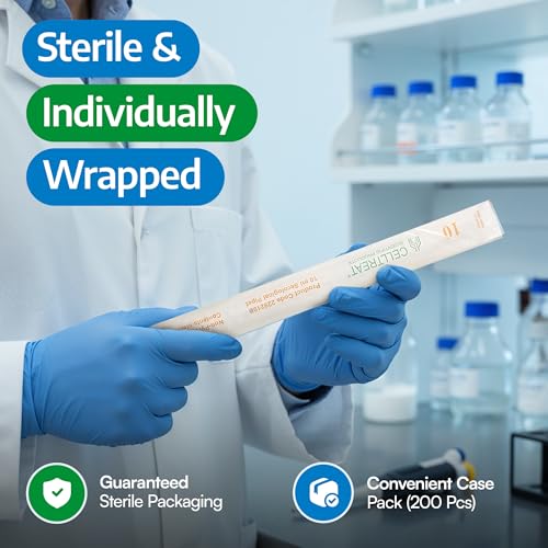 Celltreat 229210B Serological Pipet, 10mL Capacity, Sterile, Individually Wrapped/Bag (Case of 200)