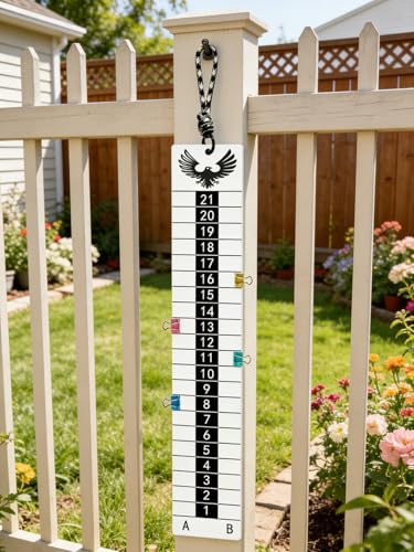 Cornhole Scoreboard Hang, Eagle Graphic Portable for Yard Games