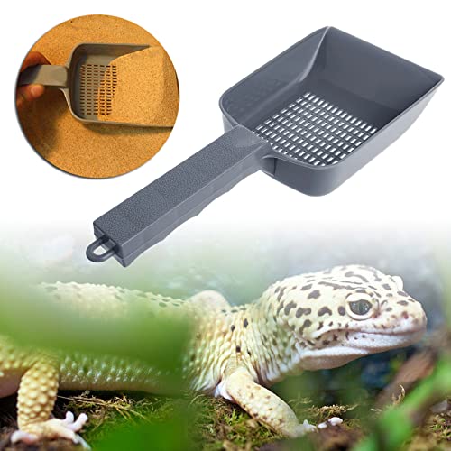 for Litter Scoop Plastic Pet Shovel for Dog Sand Sifter Poop Sieve Cleaning Tool with Hanging Hole Easy to Clean Supplies Pet Supplies Pet Supplies Amphibians Supplies Pet Pet, gray