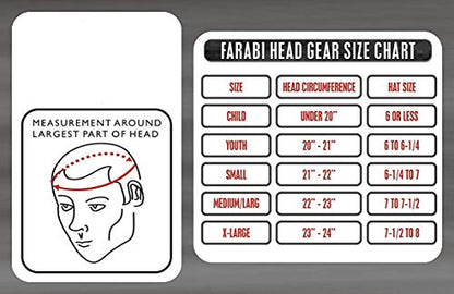 Farabi Sports Boxing headguard Real Leather MMA Head Gear Muay Thai Kickboxing Training Punch Sparring Gear - size: X-Large