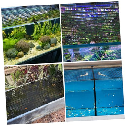 TOYANDONA 4Pcs Fish Tank Divider Board Plastic Grid Aquarium Covering for Betta Fish Separation Easy to Clean Versatile Barrier for Fish Safety and Habitat Expansion