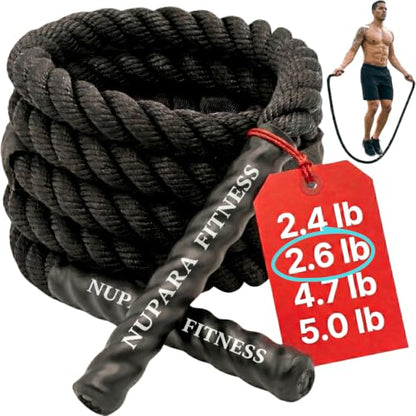Weighted Jump Rope for Men and Women | Muay Thai Jump Rope - color: 2.6LB 9.8 ft