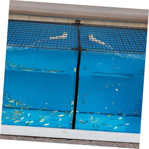 TOYANDONA 4Pcs Fish Tank Divider Board Plastic Grid Aquarium Covering for Betta Fish Separation Easy to Clean Versatile Barrier for Fish Safety and Habitat Expansion