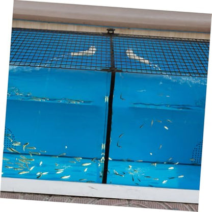 TOYANDONA 4Pcs Fish Tank Divider Board Plastic Grid Aquarium Covering for Betta Fish Separation Easy to Clean Versatile Barrier for Fish Safety and Habitat Expansion