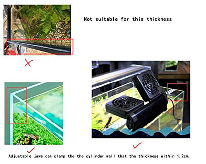 Aquarium Chillers Aquarium Fan Fish Tank Cooling Fan Marine 2 Fan