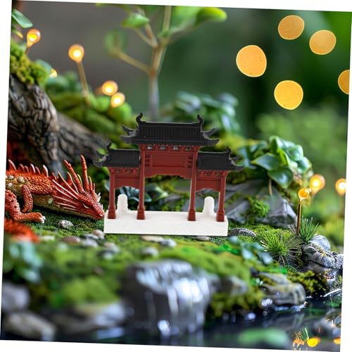 MAGICLULU Mini Chinese Bridge Ornament for Aquarium Japanese Style Fish Tank Decor Zen Home Decor DIY Terrarium Accessory