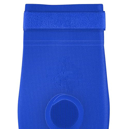 RDX Elbow Pads for Muay Thai MMA Kickboxing Sparring Elbow Guard - color: Blue White, size: X-Large