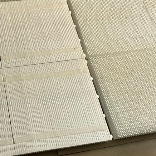 Dryland Ski Training Mat - Modular 50x50cm (19.7x19.7 inch) Panels, White, PP Material for Indoor/Outdoor Practice