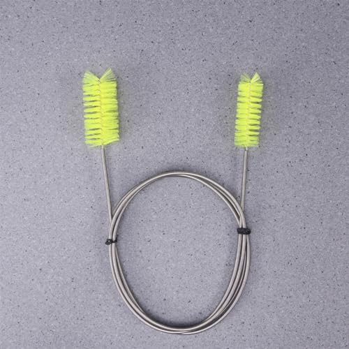LIOOBO 2pcs Double-Ended Brush Hose Cleaning Brush for Water Pipe and Aquarium Cleaning
