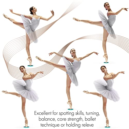 Ballet Pirouette Disc for Dancers and Turn Technique Training | Portable Training Disc to Improve Pirouettes, Releve, Balance and Control for Dance, Gymnastics and Ice Skating - color: Sky Blue