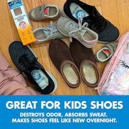 Arm & Hammer In-Shoe Odor Control Pouches, Moisture Absorbing, 4 Count