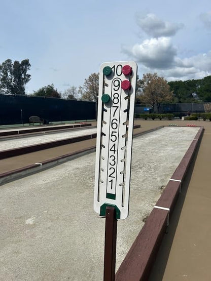 Listing - Scoreboard for Bocce - Green and Yellow Indicators