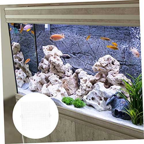 Abaodam 8pcs Aquarium Isolation Board Aquarium Divider Small Fish Tanks Accessories Fish Tank Divider Adjustable Large Clear Substrate Water Breeding Lattice Plate PVC Transparent