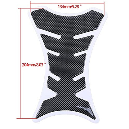 Fuel Tank Protector Decal, Chrome Decal Sticker Vinyl Decal Emblem Protection Gas Tank Pad for Yamaha YZF-600 R6 2017 2018 2019 2020 2021 Tank Sticker Protector