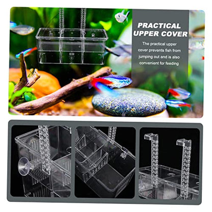 BESPORTBLE Fish Breeding Box Aquarium Separation Container Cups Isolation Box for Hatching Healthy Environment for Pregnant Fish