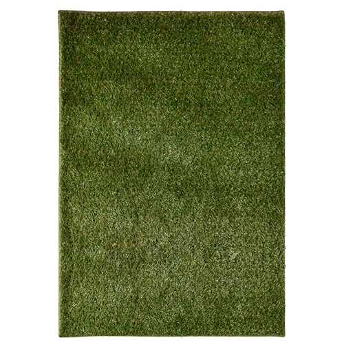iCustomRug Ivy, Thick Realistic Grass Mats & Rugs 6' X 12' Synthetic Turf with Finished Edges, Indoor Outdoor Grass Pet Pad - size: 6' x 12' (Rectangular)