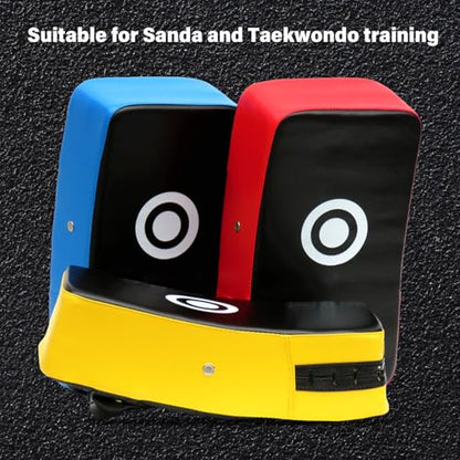Boxing Pad Taekwondo Kicks Kicking Targets for Kids Striking Karate Strikes Kick Shield Striking Board Fighting - color: yellow edge`