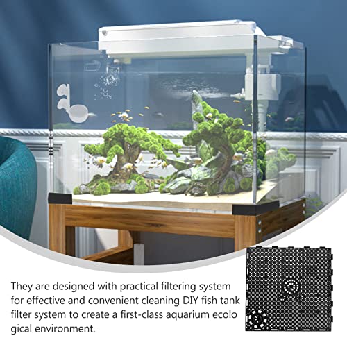 POPETPOP Fish Tank Isolation Plate Set Plastic Separation Board Net Design Plate for Fish Tank Divider