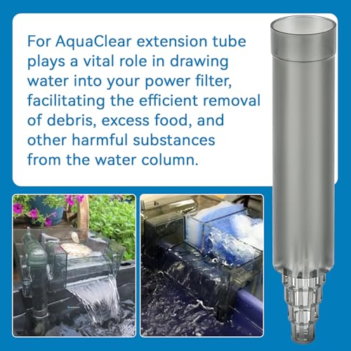 Filter Intake Extension Tube Repalcement for AquaClear Extension Tube for 70, 110 Power Filters Aquaclear Aquarium Filter Parts