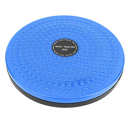Twisting Waist Disc, Bodytwister Ankle Body Aerobic Exercise Foot Exercise Fitness Magnet Balance Rotating Board - color: Blue