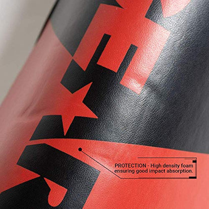 Revgear Pinnacle Shin Guard, Durable/Lightweight for Any Level Martial Arts - color: Red/Black, size: X-Large