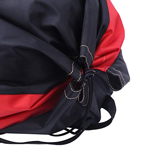 52 x 43 cm / 20.5 x 16.9 in Taekwondo Drawstring Backpacks, Oxford Cloth Unisex Gym Sports Bag, Taekwondo Sparring Backpack - size: Protective gear bag with the word fight