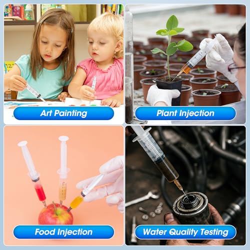 150 ml Large Syringe for Liquids, Syringe Without Needle, for Thick Liquids, 3 Pack Individually Wrapped - style: 150 mL