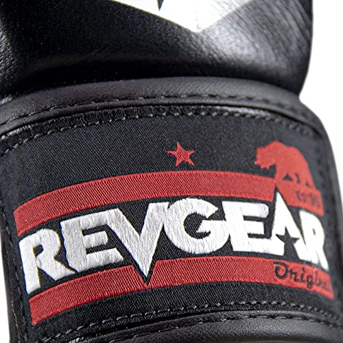 Revgear Pro Series MS1 MMA Boxing Glove, Premium Leather, Thai, MMA - color: Black, size: Small