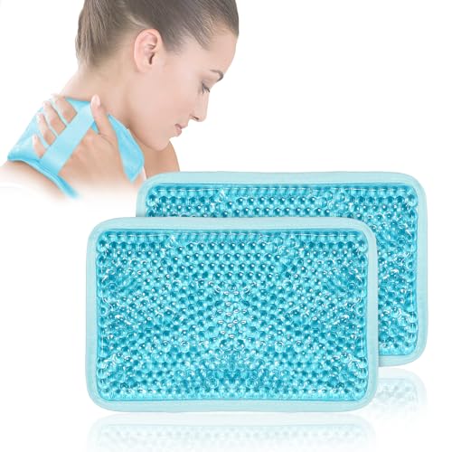 Ice Packs for Injuries Reusable, Hot & Cold Therapy | Gel ice Pack for Pain, Swelling, Injuries of Knee, Shoulder, Foot, Back, Ankle, Neck, Elbow, Wisdom Tooth - style: Rectangle - Blue