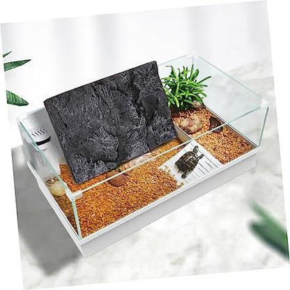 Reptile Tank Background Board 3D Natural Stone Tile Turtle Decor Fish Tank Wall Decor
