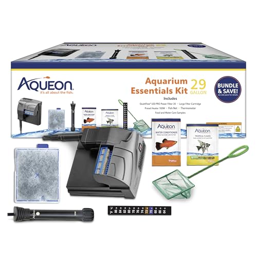 Aqueon Fish Tank Aquarium Essentials Starter Kit for 29 Gallon Tanks - size: 29 Gallon