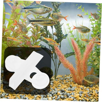 20pcs Aquarium Divider Clips Fish Tank Cup Clips for Separating Boards Easy Installation Antislip Design Material for Securing Aquatic Plants and Decorations
