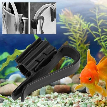 2pcs Fish for Tank Mounting Clip Water Pipe Hose Holder for Aquarium Air Pump Aquarium Pumps and Filters (2pcs)