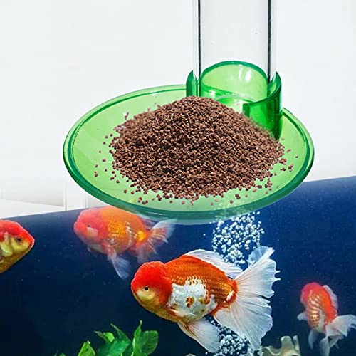 Fish Shrimp Feeder Clear Acrylic Shrimp Feeding Tube with Dish Clip to Aquarium Feeders for Fish 6 Size - size: 40CM