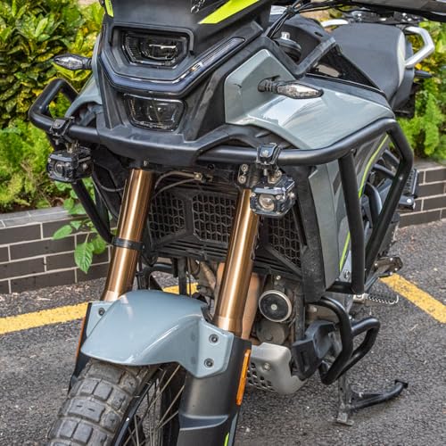 Motorcycle Crash Bars Enigne Guards for CFMOTO CF 450MT 450 MT 2024 2025 Extension Steel Bumper Body Side Frame Work Highway Falling Protection (Upper+Lower)