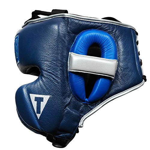 TITLE Royalty Leather Training - Boxing MMA Headgear, Muay Thai - size: Large