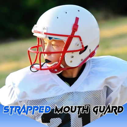 Copkim 50 Pcs Strapped Mouth Guard Bulk Not Boil - color: Multicolor, size: Youth