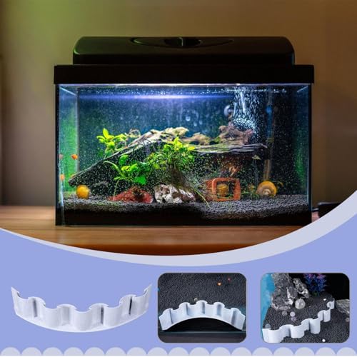 Aquarium Substrate Divider - Fish Tank Sand Screen | Fish Tank Gravel Separator | Fish Tank Gravel Separator Fence, Decorative Landscaping Board, Designed for Sand, Water Grass, and Mud Isolation