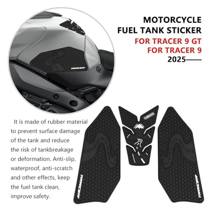 FOR TRACER9 GT tracer 9 gt 2025 2026 new accessories motorcycle fuel tank pad anti-slip fuel tank side sticker fuel tank traction pad tank grip